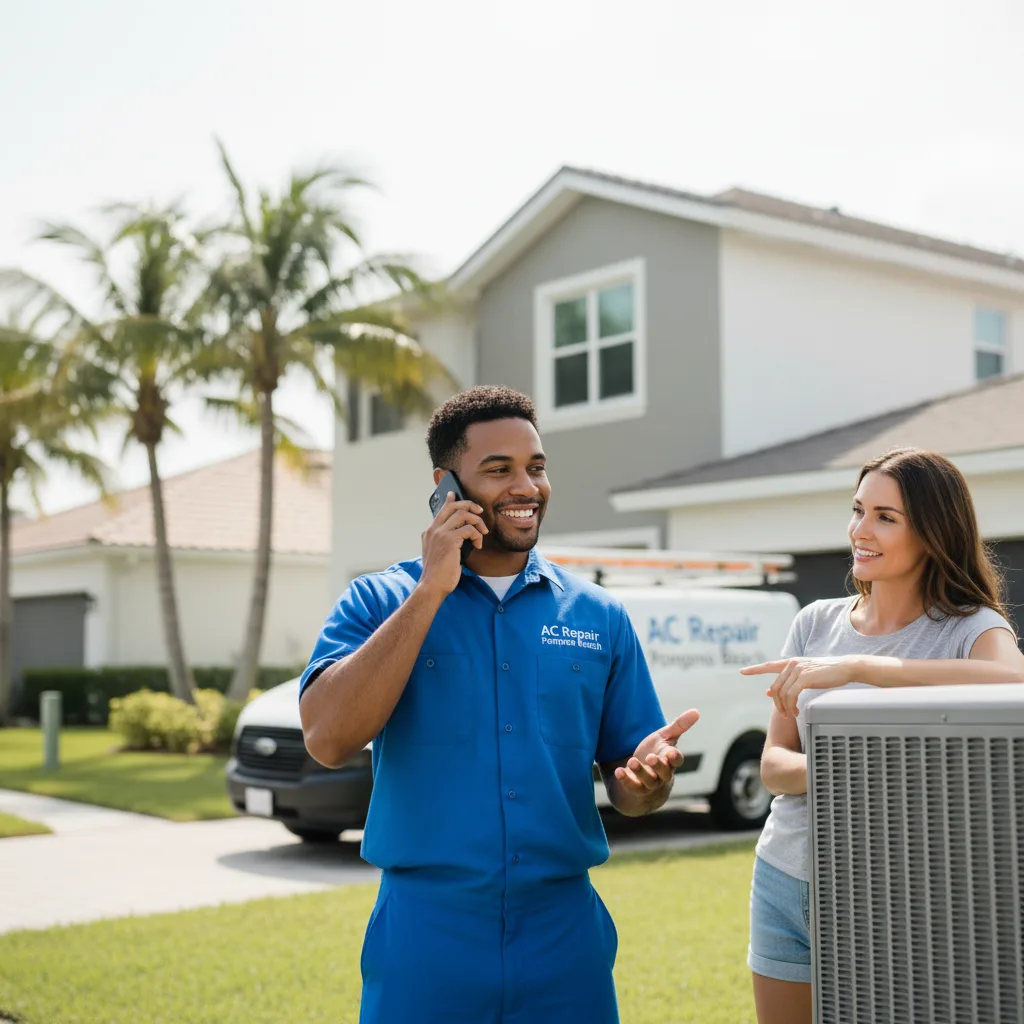 AC Repair Pompano Beach customer support in Edison